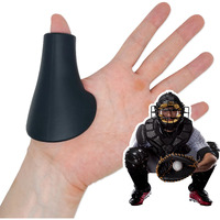 Syh Athletics Silicone Catcher's Thumb Guard - Rubber Protective Shield For Baseball & Softball (Large) (Medium)