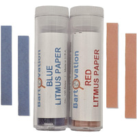 Bartovation Red & Blue Litmus Paper Acid/Base Indicator Strips Combo Pack With 200 Strips