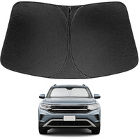 Proadsy 2025 Upgrade Windshield Sunshade Custom For Volkswagen Atlas 2018-2024 2025 Block Sun & Uv Foldable Front Window Car Shade Protector Prime Accessories