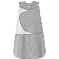 Zigjoy Sleep Sack Swaddle 1.0 Tog Baby Wearable Blanket 100% Cotton Baby Swaddle Blanket For Newborns 0-6 Months For Boy Girl  Grey