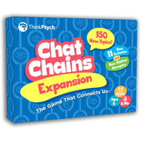 Thinkpsych Chat Chains Expansion Pack - Counseling Games & Therapy Games For Teens - Social Skills Games For Kids  Play Therapy Toys  Speech Therapy Games - Ages 8-99