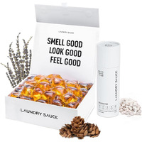 Laundry Sauce - Luxury Scented Laundry Detergent Pods & Scent Booster Bundle (Siberian Pine)  Premium Laundry Washing Pods With High-End  Sophisticated Fragrances - Dye Free & He Compatible