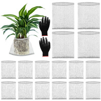 16 Pcs Root Guard Gopher Proof Stainless Wire Steel Baskets  1 Gallon Broad Gophers Moles Voles Mesh Baskets Protect Plant Roots Tubers Trees Flowers Crops (16 Pcs 1 Gallon Broad)