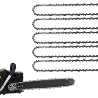 5 Pack 14 Inch Chainsaw Chain 52 Drive Links .050"" Gauge  3/8"" Pitch Replacement Chains Compatible With Husqvarna  Echo  Poulan  Craftsman