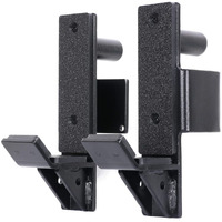 Syl Fitness J-Hooks For 2""X2"" Squat/Power Rack(1"" Hole)  Heavy Duty J-Cups Barbell Holder With Uhmv Pads