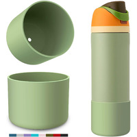 Youcox Silicone Boot For Owala Water Bottle 24 Oz  2Pcs Anti-Slip Protective Sleeve For Freesip/Twist/Flip Water Bottles  Bpa Free  Dishwasher Safe  Bottom Bumper Cover Cup Accessories