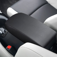 Aomsazto Armrest Covers For Corolla 2014-2019 Black Console Cushion For Corolla