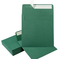 50 Pack Colorful 6 X 6 Envelopes Square Envelopes Self Seal For Wedding  Party Invitations  Greeting Cards  Announcements  Photos  Cd/Dvd Sleeves (Dark Green)