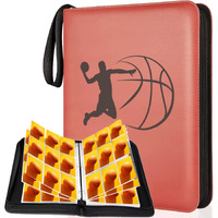 900 Pockets Trading Card Binder  Football Card Binder Album  Rugby Card Collector Album  Pu Leather Card Collector Folder For Mtg  Game Cards  Sports Cards (Basketball)