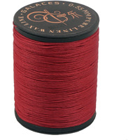 Fandol 100% Natural Linen Thread Waxed Thread For Bookbingding  Leather Sewing  Beading Or Macrame (Dark Red)