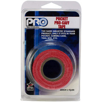 Pro Tapes Pocket Gaff Tape 2 Inch (48Mm) X 6 Yards Length Red Matte. Pocket Size Gaffers Tape. Made In The Usa. Holds Tight  Easy To Remove.