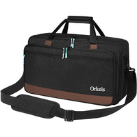 Orkels Dj Controller Case For Pioneer Rx/Ni Traktor Kontrol S8/Ddj Sx Sx2 Sx3/Ddj 800 808/Ddj Flx6 - Carrying Bag With Strap For Controller  Laptop  Headphones & Cables - L-27.6''X5.5''X15.7''