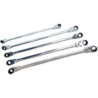 Atd Tools 99650 Xl Ratcheting Wrench Set With 10 Metric Sizes - 5 Piece