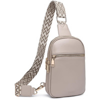 Diomo Anti Theft Small Sling Bag For Women Cross Body Bag Trendy  Rfid Fanny Packs Vegan Leather For Women Travel Belt Purse (1-Grey)