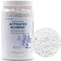Wisesorb 2 Lbs Activated Alumina  Alumina Desiccant  1 Quart Reusable Dessicant Dehumidifiers Desiccant Moisture Absorber