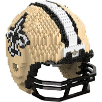 Foco New Orleans Saints Nfl 3D Brxlz Puzzle Replica Helmet Set  One Size