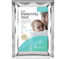 Genetrace Dna Paternity Test Kit - Lab Fees & Shipping Included - At Home Collection Kit For Father And Child - Results In 1-2 Days