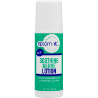 Epsom-It Soothing Nerve Lotion - Roll On Epsom Salt Magnesium Lotion  Topical Magnesium Cream With Capsaicin & Arnica For Tired Muscles And Sleep  3Oz