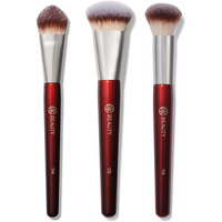Bk Beauty Core Complexion Trio Makeup Brushes Set (3Pc) - Foundation  Concealer  And Blending Brushes For Liquid  Cream & Powder - Vegan  Cruelty-Free  Ultra-Soft Face Makeup Brushes