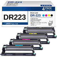 Dr223Cl Compatible Drum Unit Replacement For Brother Dr223Cl Dr-223Cl Dr223 Compatible With Brother Mfc-L3770Cdw Mfc-L3750Cdw Hl-L3270Cdw Hl-L3290Cdw Hl-L3230Cdw (Black  Cyan  Magenta  Yellow  4 Pack)