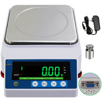 Ruishan Lab Scale 5000Gx0.01G High Precision Scientific Electronic Digital Laboratory Lab Weight Analytical Balance Scale .01G Accuracy Jewelry Pharmacy Chemistry Industria Calibrated Gram Scale