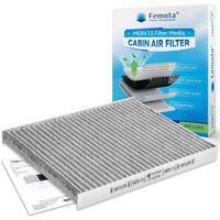 Femota Merv 13 Cabin Air Filter With Activated Carbon  Cf12450 For Jeep Wrangler(2018-2024)  Gladiator(2020-2023); Not For Diesel Engines; Oe: 68301863Aa  68565698Aa.