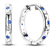 Narmo Hoop Earrings For Women 925 Sterling Silver Earrings Moon Earrings Round Earrings For Women