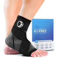 Koprez Plantar Fasciitis Sleeve - Plantar Fasciitis Relief  Plantar Fasciitis Socks  Ankle Compression Sleeve  Ankle Support For Women  Plantar Fasciitis Brace  Ankle Sleeve  Ankle Support Men