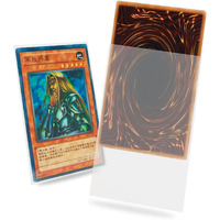 Yugioh Soft Card Sleeves  Foteemo 200 Counts Japanese Small Card Sleeves Yu-Gioh Sleeve Protect Your Japanese Sized Trading Cards Back Textured Perfect Shuffling (Clear/62 * 89Mm)