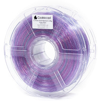 Cookiecad Pla Filament 1.75Mm 1Kg Glitter Rainbow 3D Printer Filament - Fairy Floss Pla