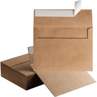 Wishop 100 Pack Dusty-Blue A7 Envelopes Self-Adhesive 5X7 Envelopes For Invitations  5X7 Greeting Cards (Dusty-Blue  5.24 X 7.21 Inches)