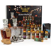 Willscoo Alcohol Infusion Kit For Infusing Whiskey  Gin  Vodka  Tequila  Rum - Diy Your Own Flavored Spirits With Natural Ingredients - Anniversary  Birthday Gift For Men  Husband