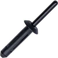 Rexka 50Pcs Fender Flare Bumper Door Trim Plastic Rivet Retainer 1/4 Hole Compatible With Chrysler 6506007Aa 07-20 Jeep Wrangler  Wrangler Unlimited Jk & 02-12 Liberty Kj Gm 10184895 Ford N803862-S