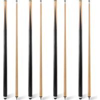 Jepnjpu Pool Cue Stick Hardwood 36Inch/42Inch/48Inch/57Inch Billiard Cue Sticks Set Of 2/4 Table Pool Stick For Beginners Cue For Pool Table Pool Sticks With 13Mm Tip