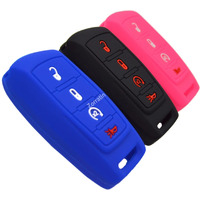 Zorratin Silicone Remote Key Fob Cover Protector For Ram 1500 2500 3500 2019 2020 2021 2022 4 Buttons Key