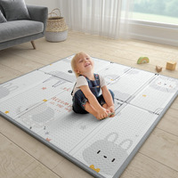 Zeebaba Baby Play Mat  47""X47"" Foldable & Reversable Play Mat  0.4"" Thick Waterproof Foam Play Mat  Unicorn Baby Mat  Foam Play Mat For Babies And Toddlers For 47 Inch Playpen