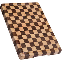 Thetchry Cutting Boards For Kitchen  Design In Usa Large Acacia Wood Chopping Board  Checkered Cutting Board With Juice Grooves & Handles  Butcher Block Serving Tray With Gift Box  17 "" X 12 "" X 0.8 ""