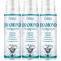 Diamond Painting Sealer  Puzzle Glue Clear  Diamond Painting Accessories With Permanent Fixation And Shining Effect  Diamond Painting Art Glue For 5D Diamond Painting  Puzzle And Diy Crafts (120Ml*3)