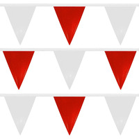 Water Gear Backstroke Flags - Meets All Regulations - Heavy-Duty Vinyl - Great For Swimmers And Divers - Competitive Swim Gear - Red/White