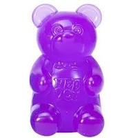 Schylling Needoh Gummy Bear - Sensory Fidget Toy With Jelly-Like Filling - 3.5"" Tall - Purple (Pack Of 1)