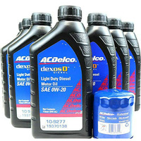 Ac Delco Dexosd 0W-20 Engine Oil And Oil Filter Change Kit For 3.0L Duramax Diesel Lm2