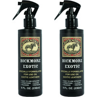 Bickmore Exotic 8Oz (2-Pack) - Specially Formulated Leather Spray Used To Clean Condition Polish And Protect Exotic Leathers & Reptile Skins