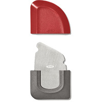 Oxo Outdoor Kitchen 3-In-1 Squeegee And Scraper Red/Grey