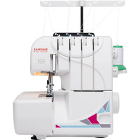 Janome Mod-8933 Serger With Lay-In Threading  3 And 4 Thread Convertible With Differential Feed White