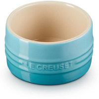 Le Creuset Stoneware Round Straight Wall Ramekin  6.75Oz.  Caribbean