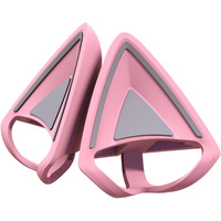 Razer Kitty Ears V2 - Universal Fit Clip-On Kitty Ears For Headsets (Clip-On Kitty Ears  Versatile  Adjustable Straps  26G Lightweight Premium Silicone) Quartz