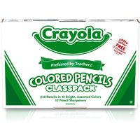 Crayola Colored Pencils Classpack (240 Ct)  Bulk Classroom Supplies  Colored Pencils For School  12 Assorted Colors  Nontoxic