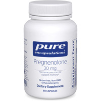 Pure Encapsulations Pregnenolone - 30 Mg - Hormone Support - Memory Support & Brain Supplement - Gluten Free & Vegan - 60 Capsules