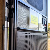 Safoner Rv Screen Door Closer With Adjustable Tension  Aluminum Automatic Closing Device With Accessories  Works With Most Camper Latches & Travel Trailer Handles