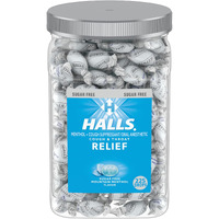 Halls Relief Mountain Menthol Sugar Free Cough Drops  Bulk Cough Drops  225 Drops